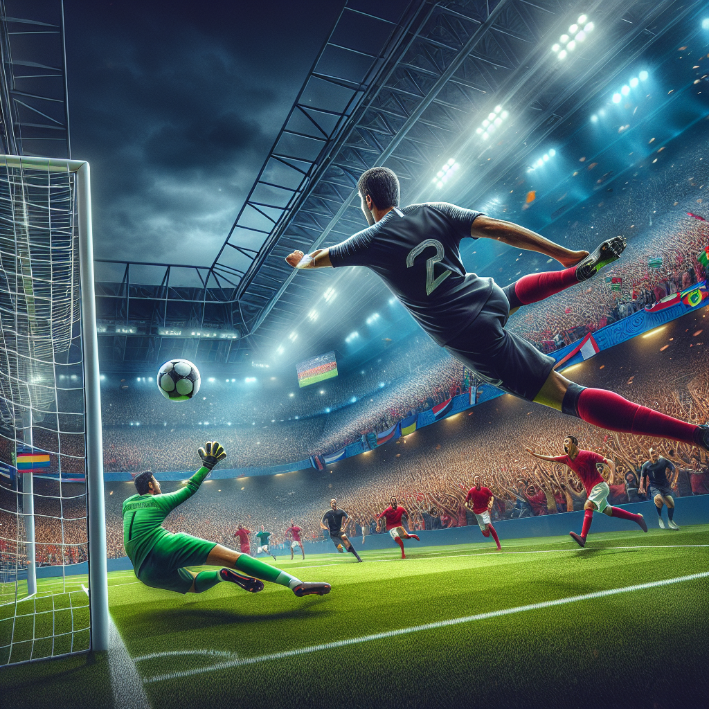 Champions League football match