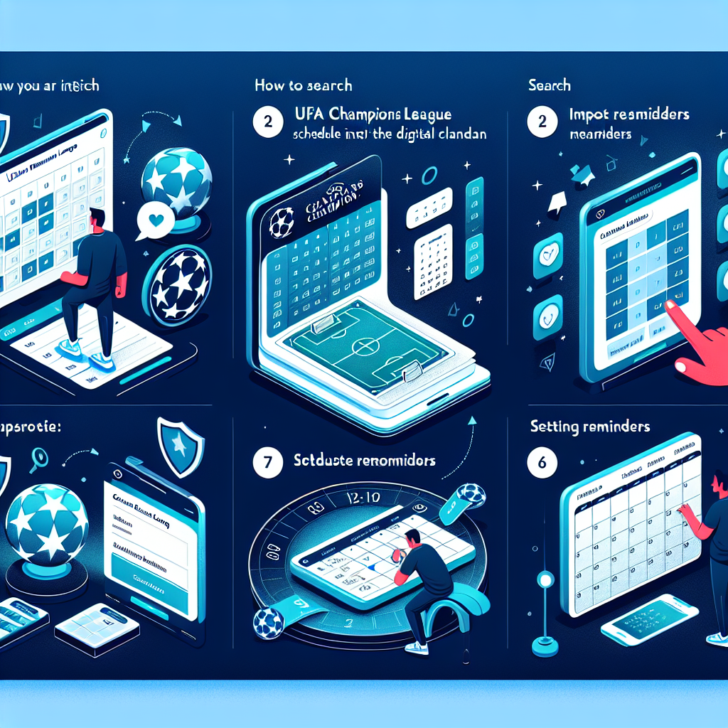 Champions League calendar integration