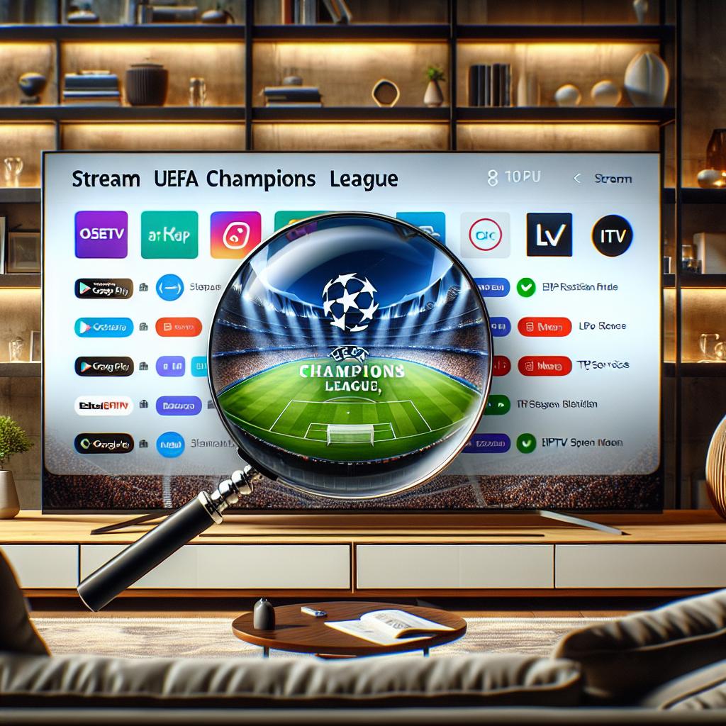 Champions League streaming on Smart TV