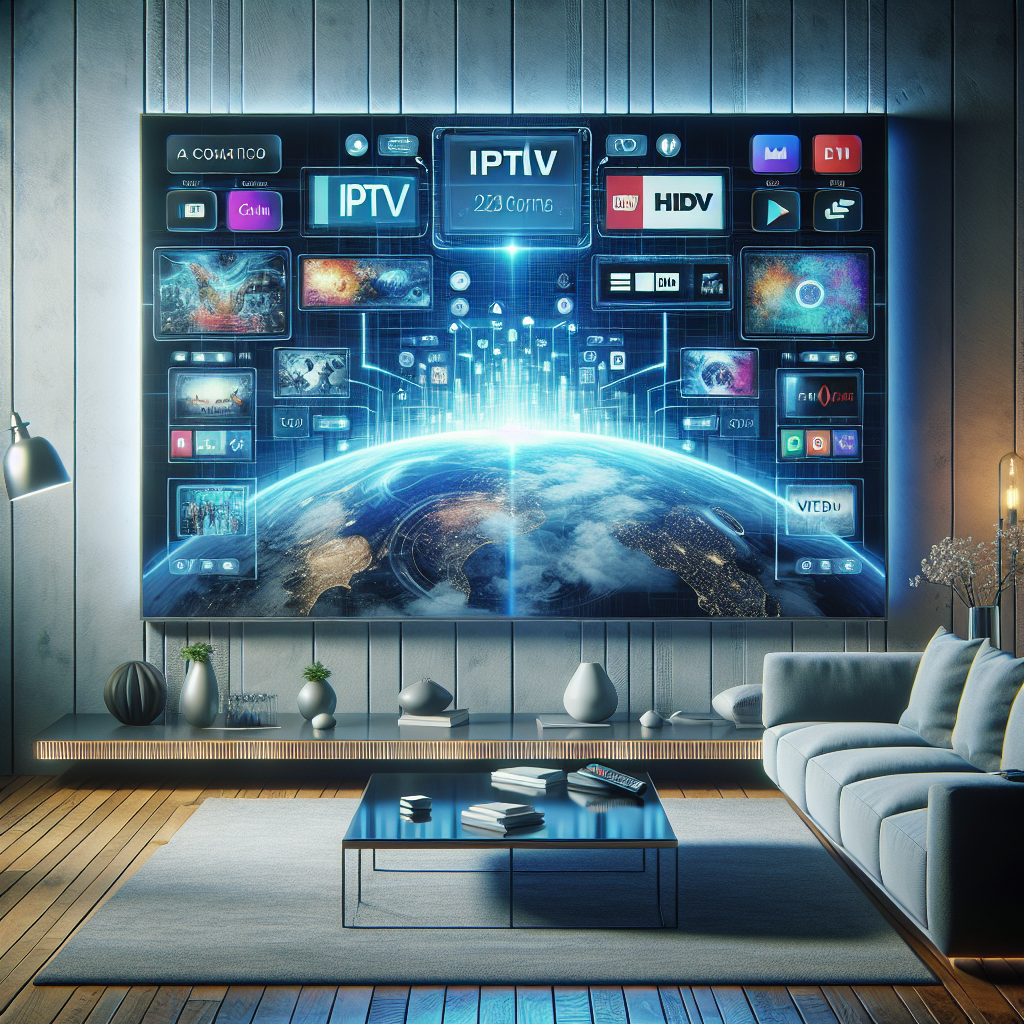 IPTV streaming on a smart TV