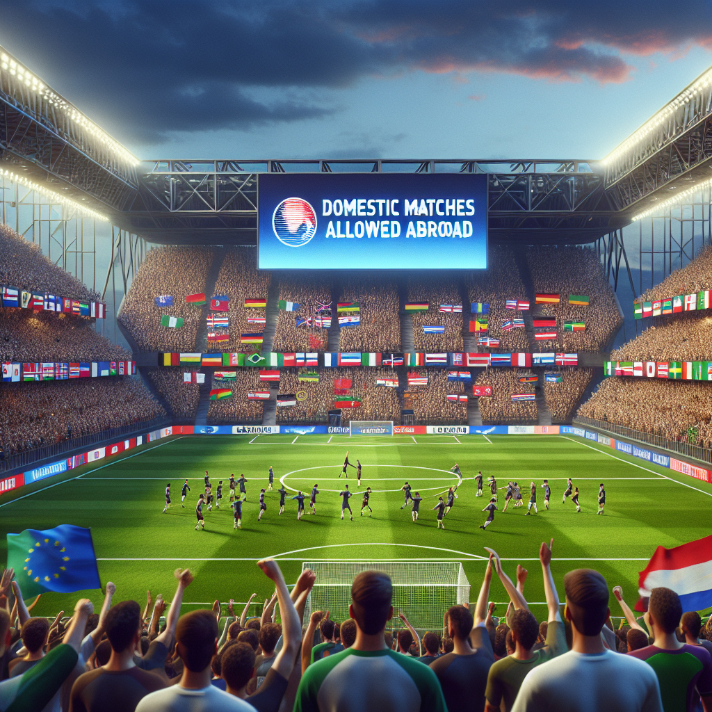 UEFA Approves Domestic Matches Abroad: Implications and Backlash