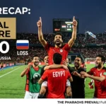 Egypt vs Russia Score