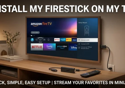 Install My Firestick on My TV