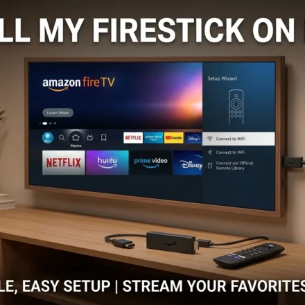 Install My Firestick on My TV