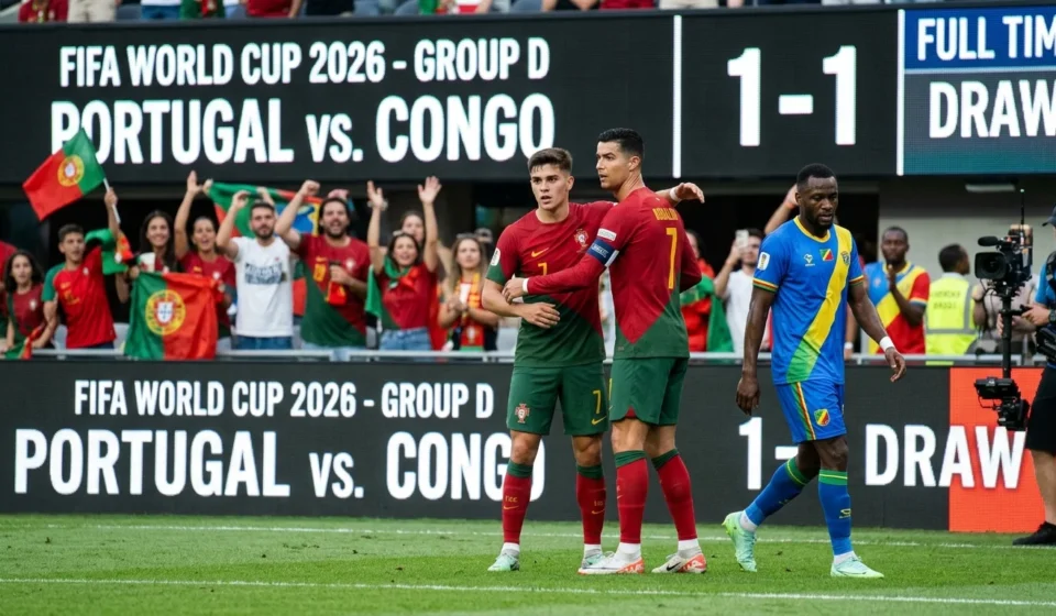 PORTUGAL DRAWS CONGO