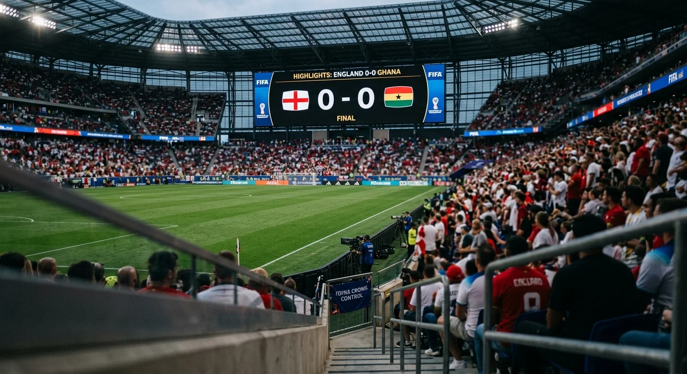 England 0-0 Ghana Highlights FIFA World Cup 2026: A Night of Frustration, Talking Points and Tactical Intrigue England 0-0 Ghana
