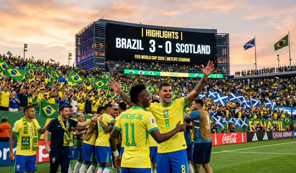 Highlights Brazil 3 x 0 Scotland