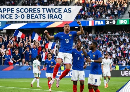Kylian Mbappe Scores