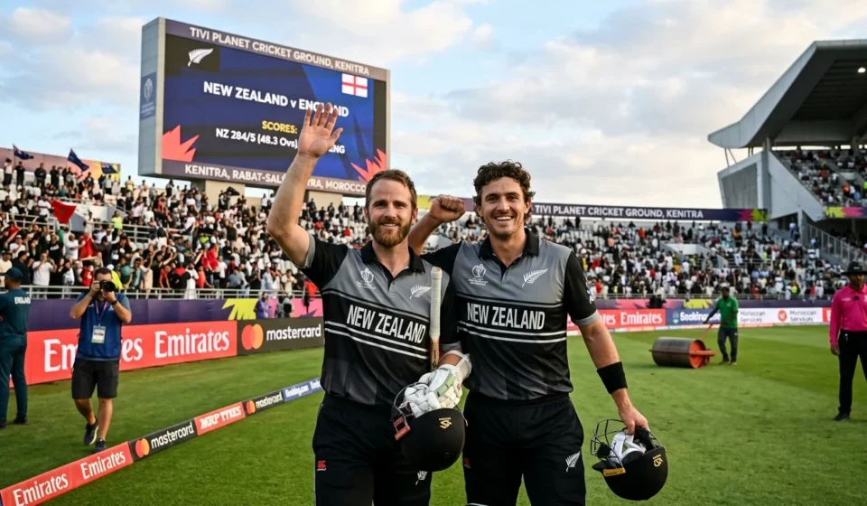 New Zealand England Cricket Score