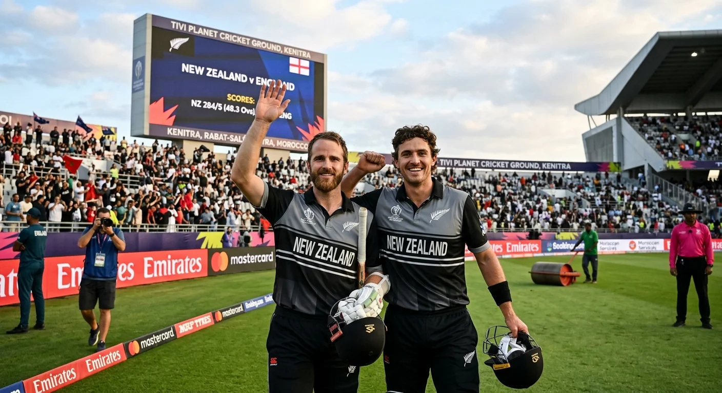 New Zealand England Cricket Score
