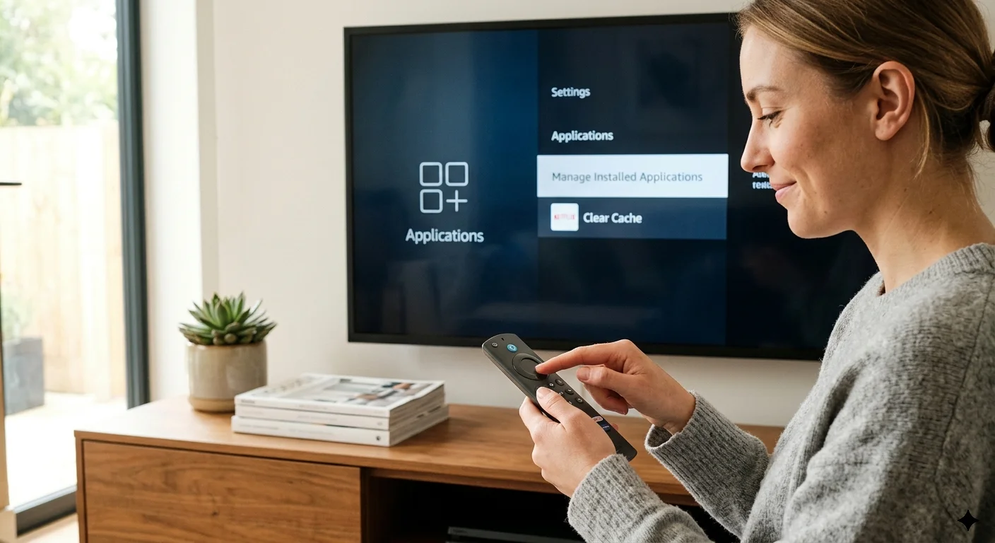 Clear Cache on Amazon Firestick App