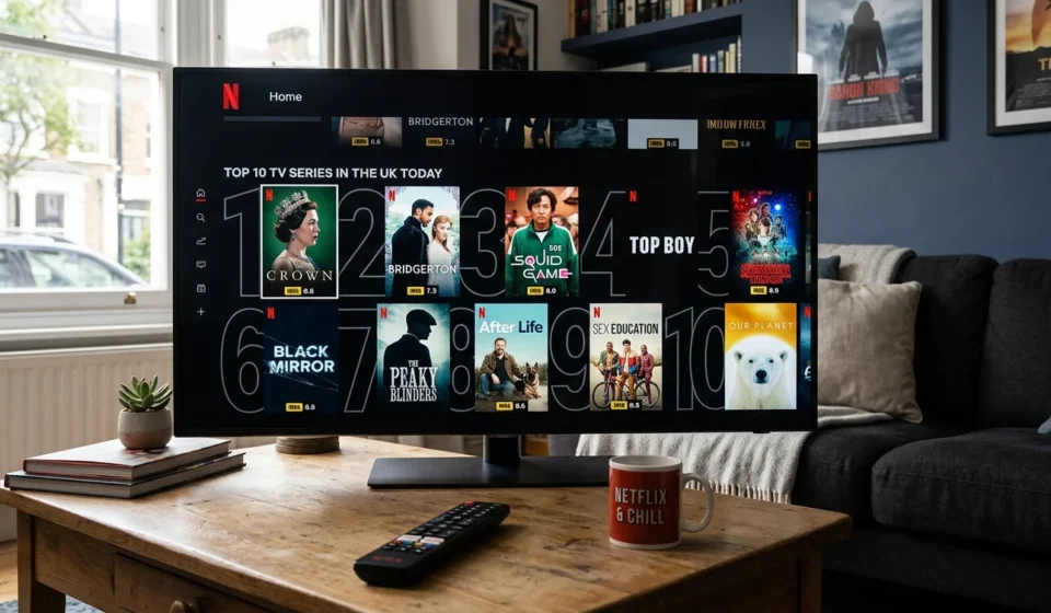 Top 10 Netflix Series in UK IMDB