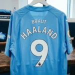 Haaland Have Braut on His Jersey