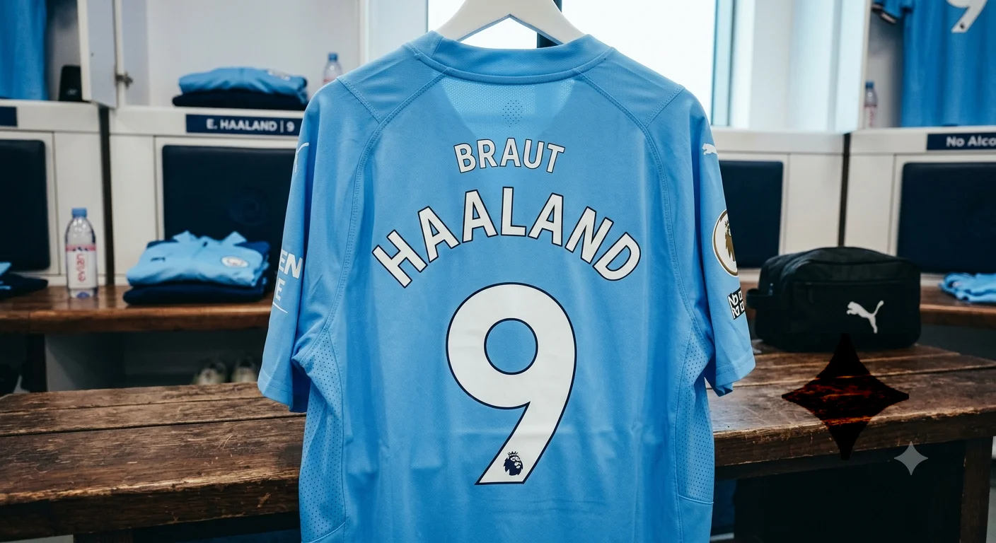 Haaland Have Braut on His Jersey