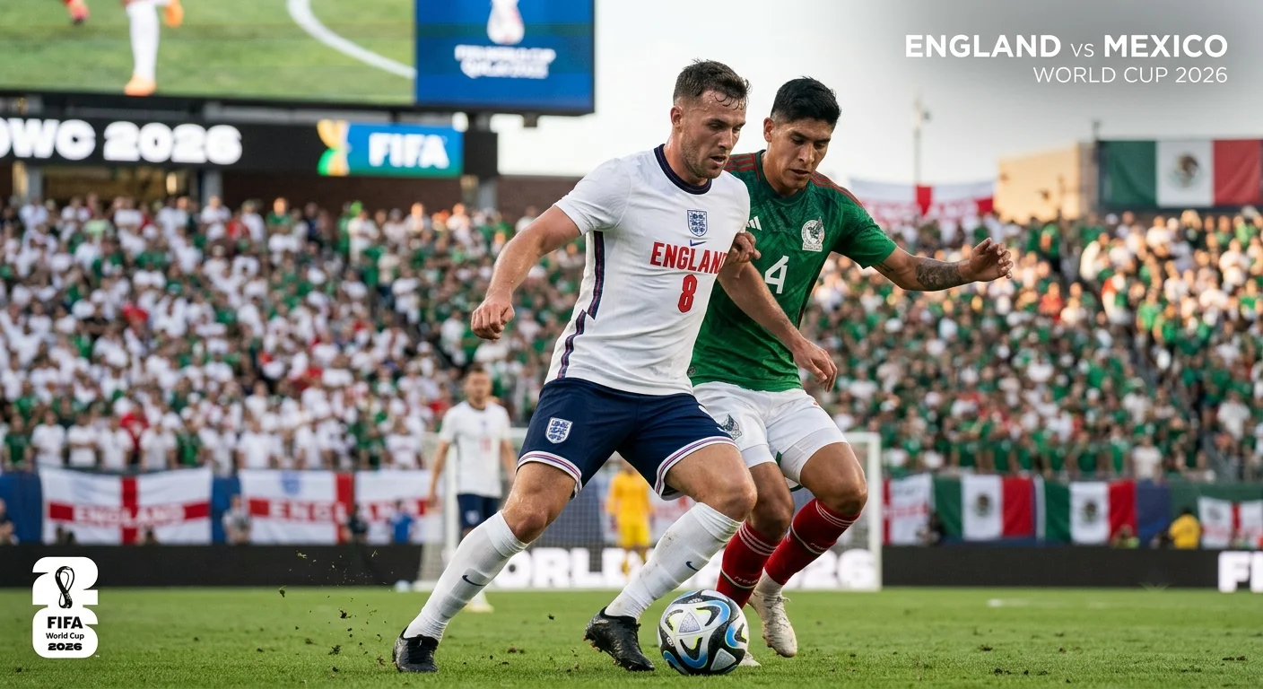 England Faces Mexico