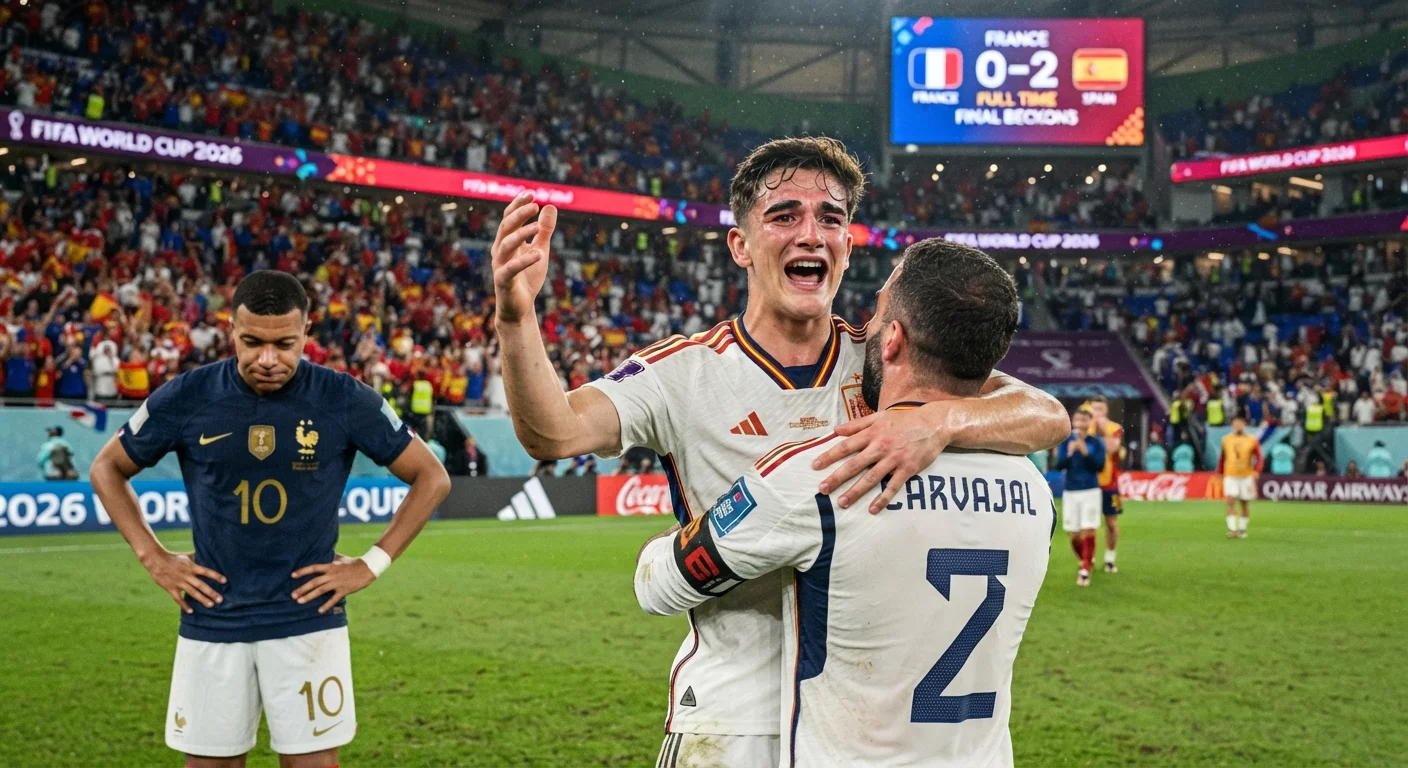 France 0-2 Spain | Final Beckons | FIFA World Cup 2026 France 0-2 Spain