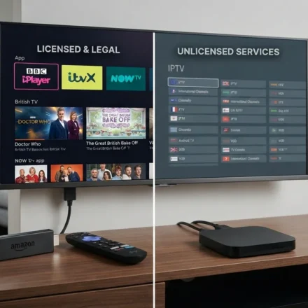 Legal and illegal IPTV in the UK